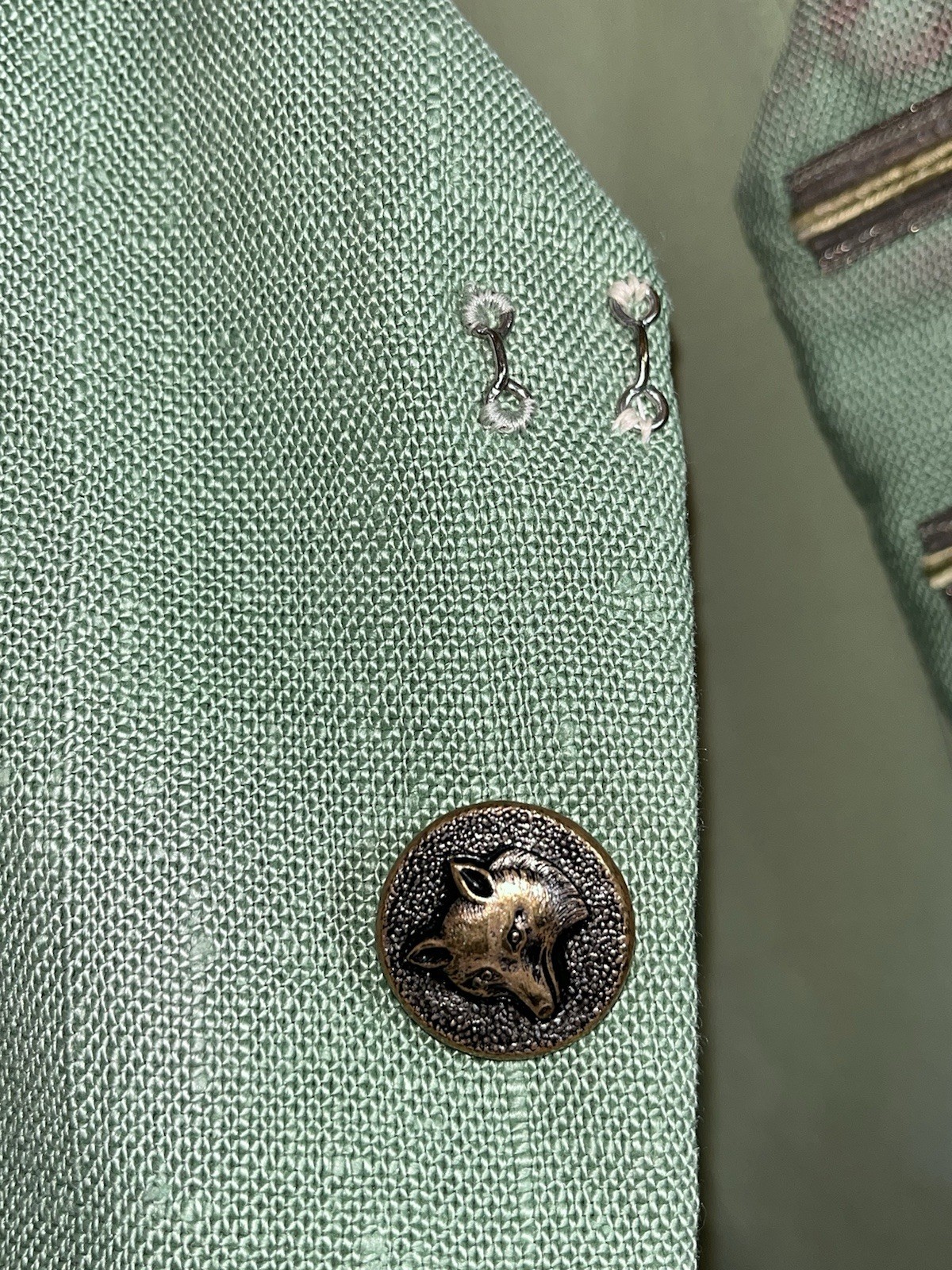 Vintage METROPOLITAN OPERA Met 50s Costume Department Karinska Theater Used Coat