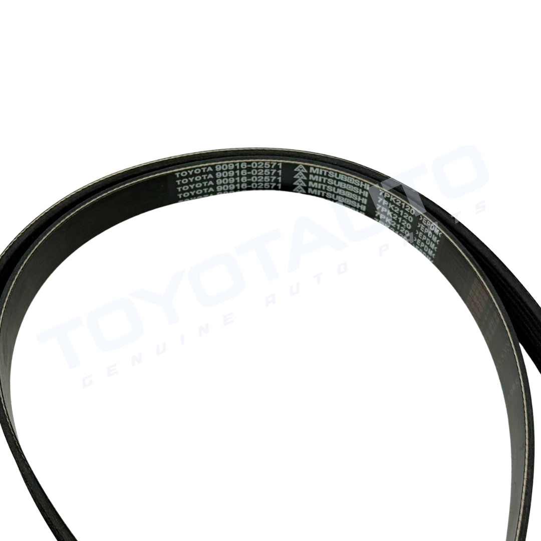 Toyota Drive Belt 90916-02571 Tacoma 4Runner FJ Cruiser Tundra 4.0L V6 1GRFE OEM