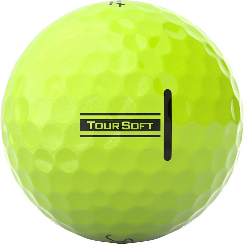 Titleist Tour Soft Yellow AAAAA MINT Golf Balls - 24 Pack