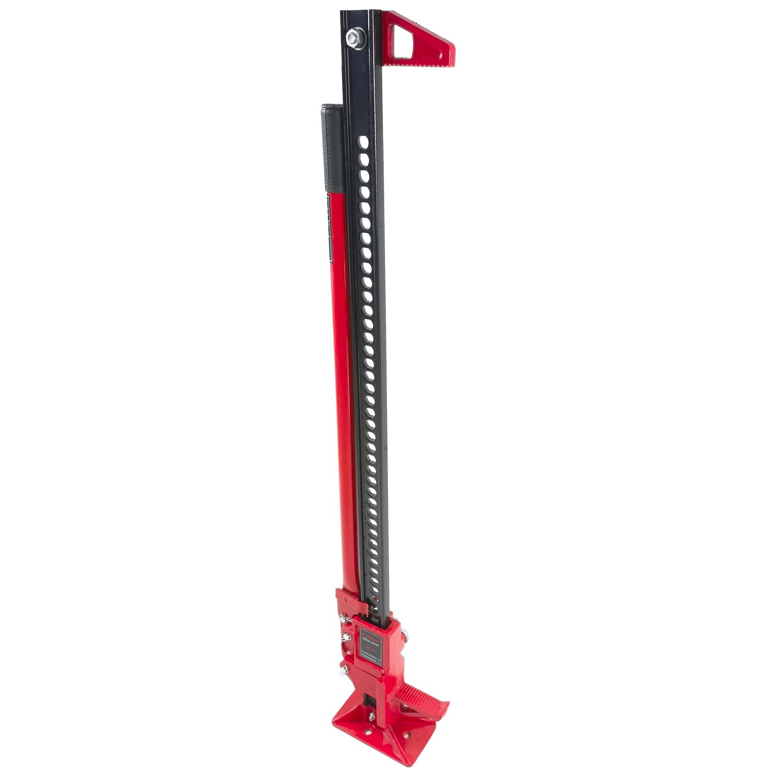 48" High Lift Ratcheting Off Road Utility Farm Jack 6000lbs/3Ton Capacity Red