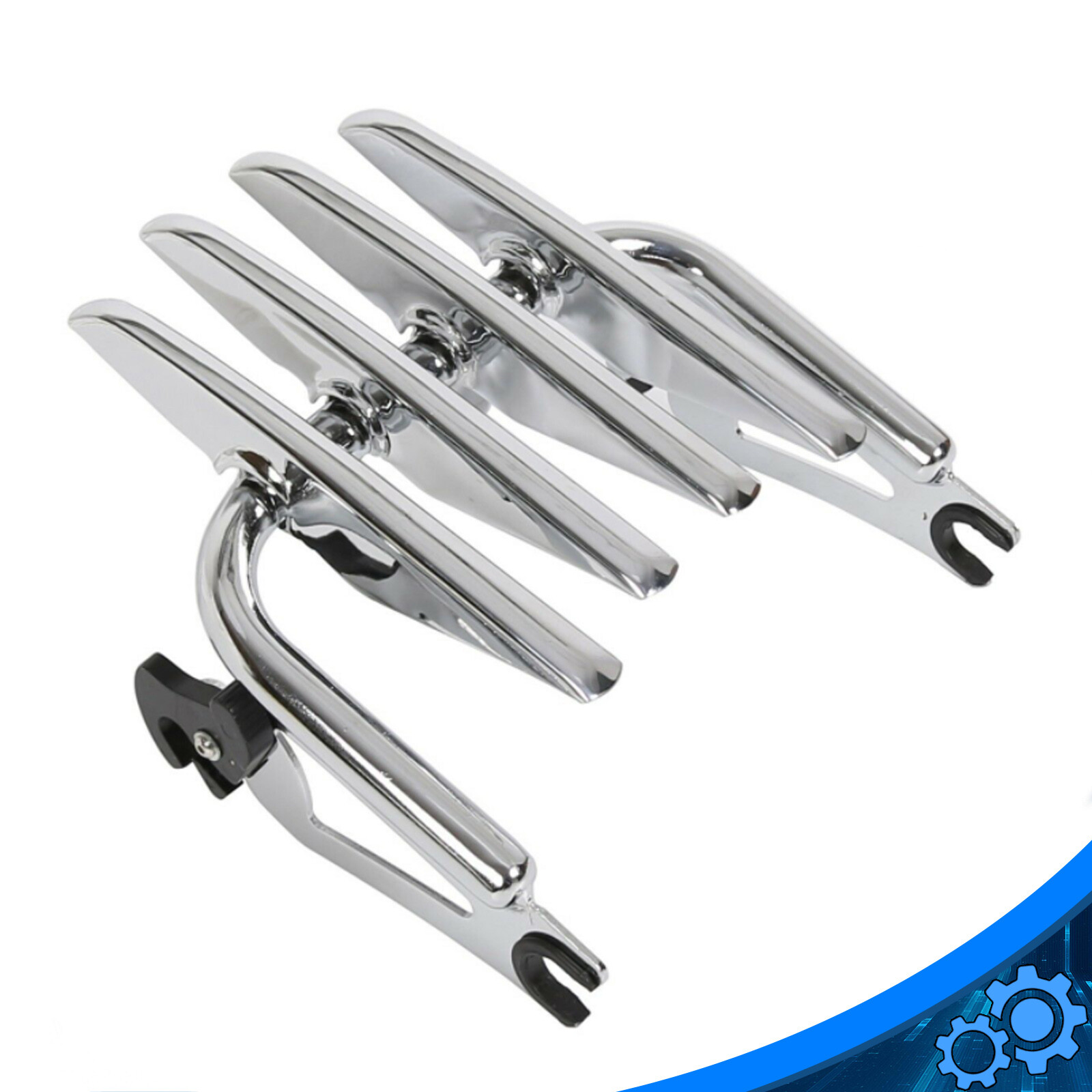 Chrome Stealth Luggage Rack For Harley-Davidson Touring Road Street Glide 09-26