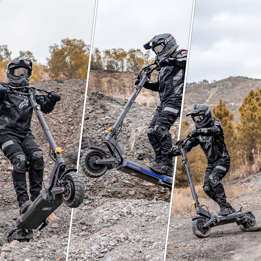 Ausom DT2 Pro Adult Electric Scooter,2*1100W Motor,115km Max Range,10*3.0in Tire