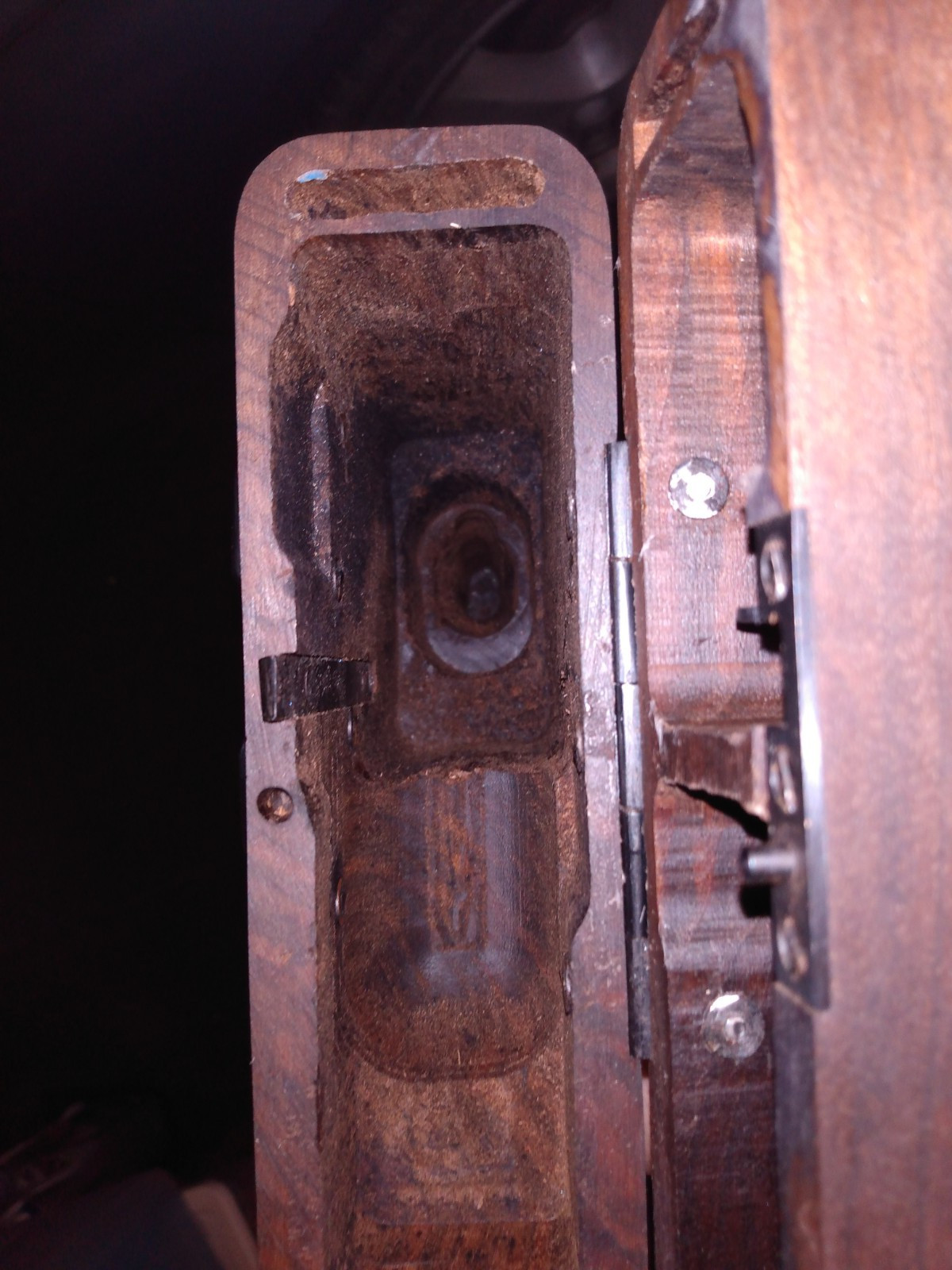 WOODEN ENCLOSED PISTOL HOLSTER WWI GERMAN P08 LUGER "Like a Broomhandle" Mauser