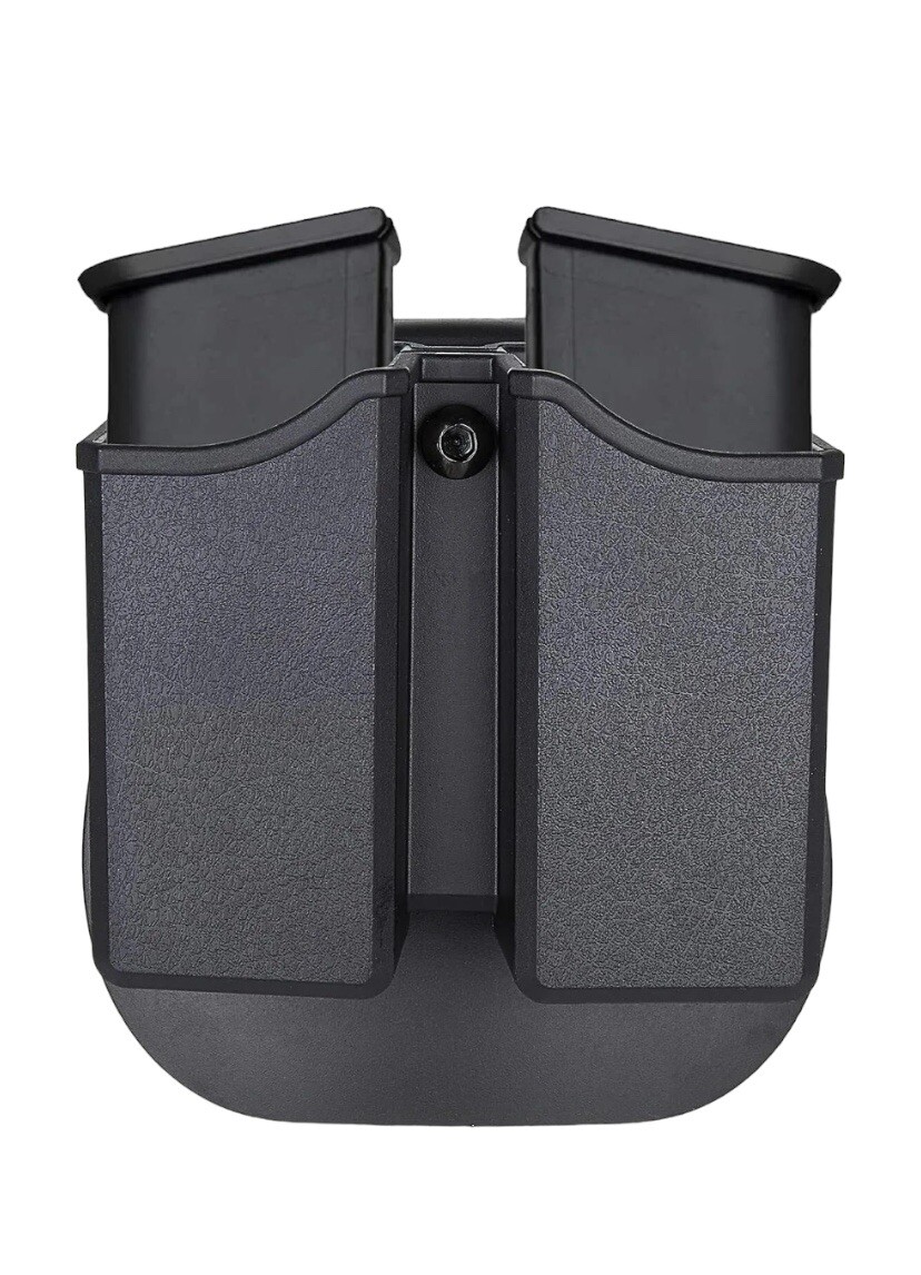 Universal Double Stack Magazine Paddle Holster for 9mm 40 Cal Pistol Mag Holder