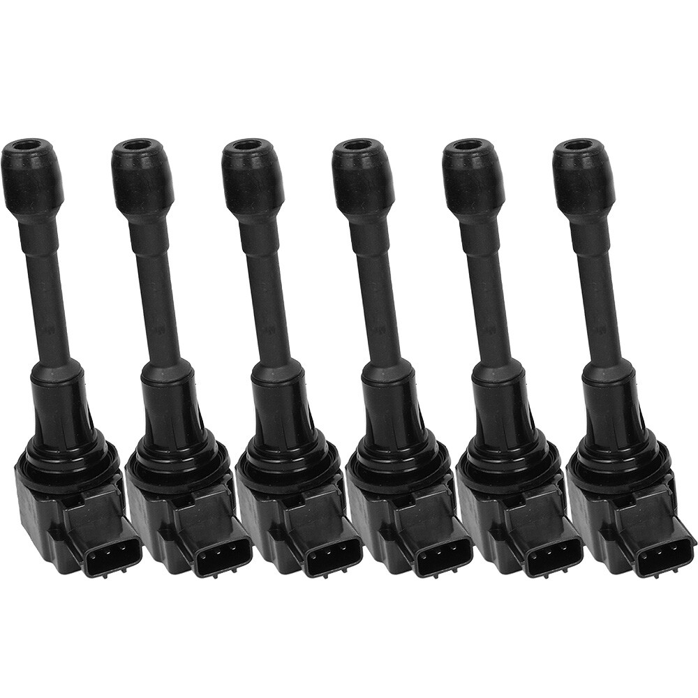 6X Ignition Coils & Spark Plugs UF550 Fit For 2014-2019 Infiniti QX60 3.5L V6