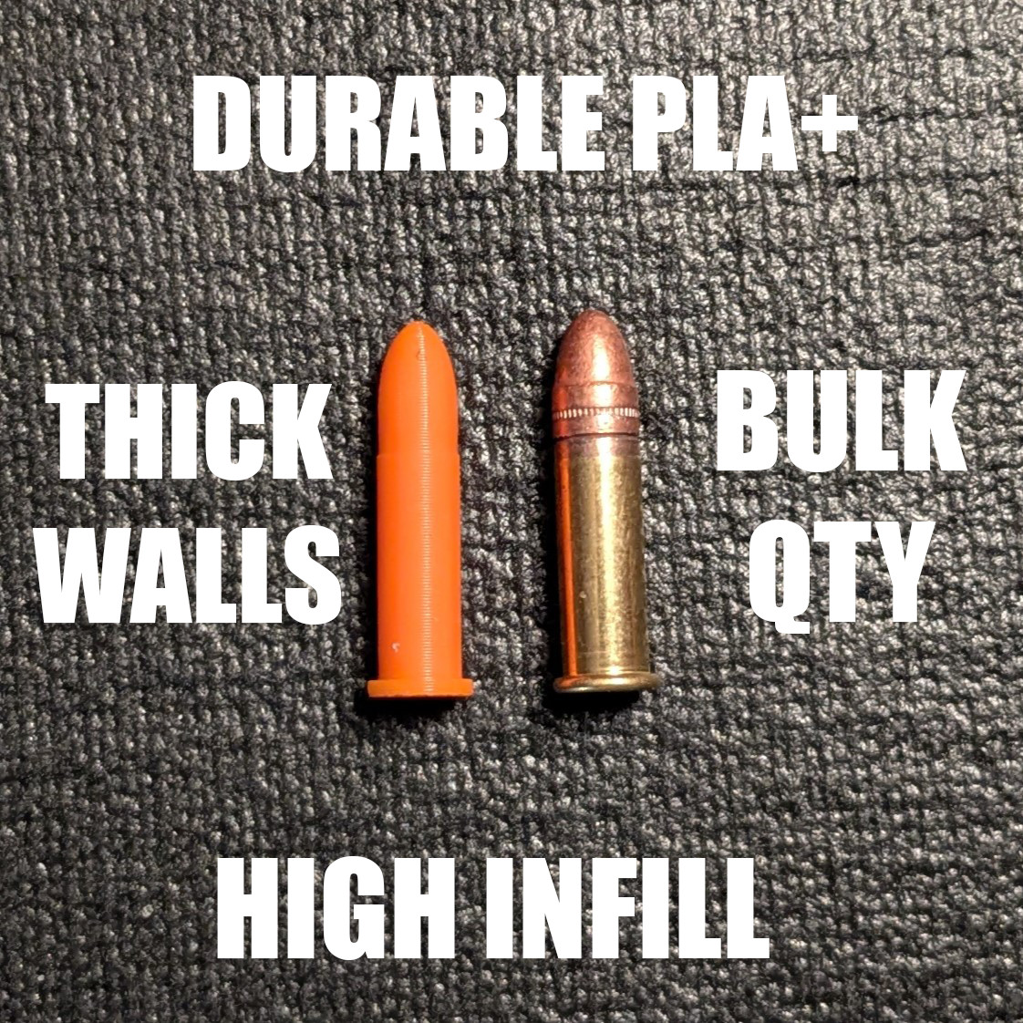 22LR 22 LR SNAP CAPS (40pk) ORANGE Dry Fire Safety Training Rimfire Rounds *USA