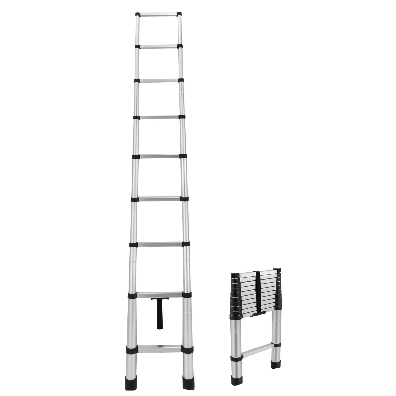 RecPro RV Aluminum Telescoping Ladder | Collapsible Extension Ladder