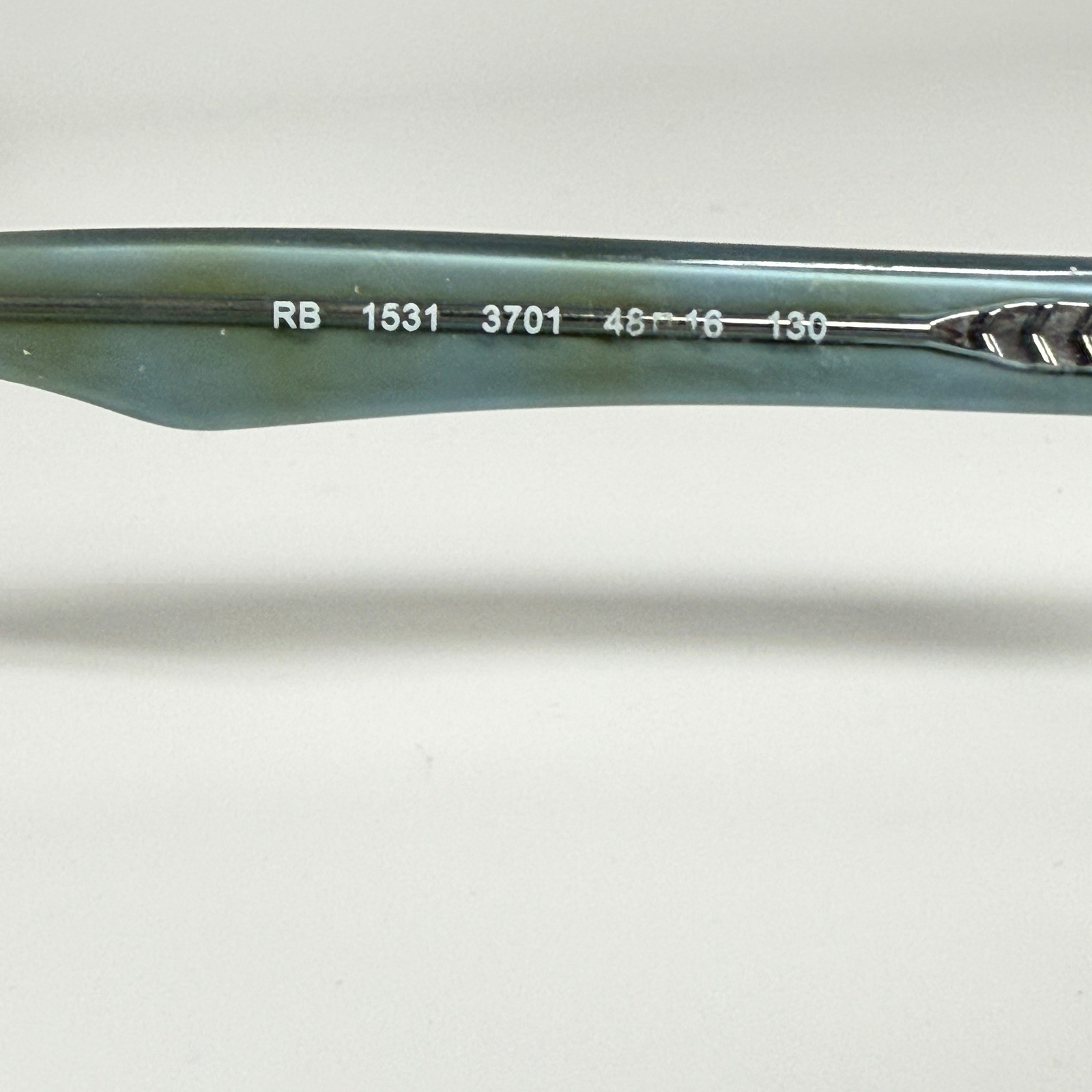 Ray-Ban RB 1531 3701 Tortoise Blue Eyeglasses Frames 48-16-130 Kids Boys 22255