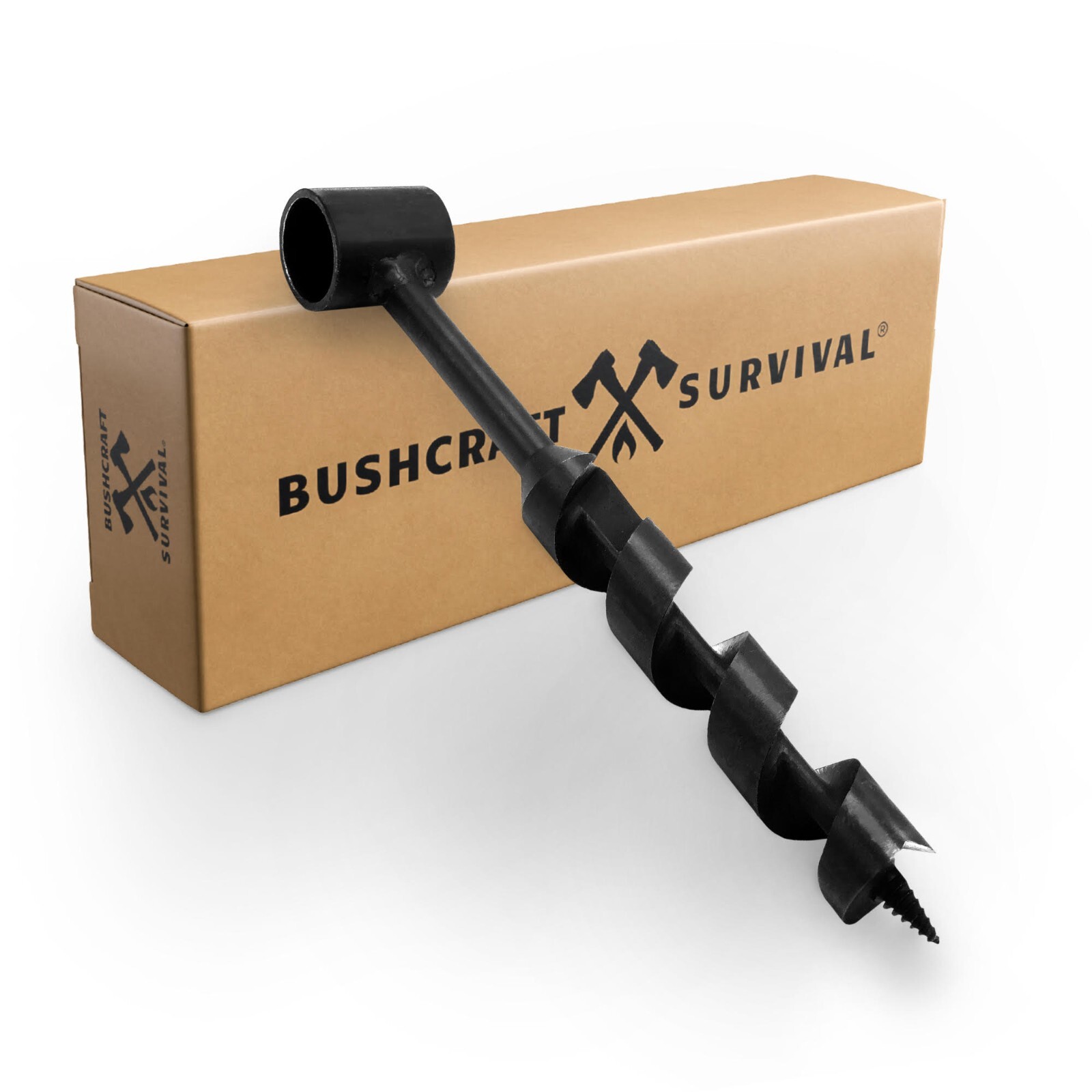 1 Inch Bushcraft Survival  Scotch Eye Auger Manual Drill Bit and Hand Wood Auger