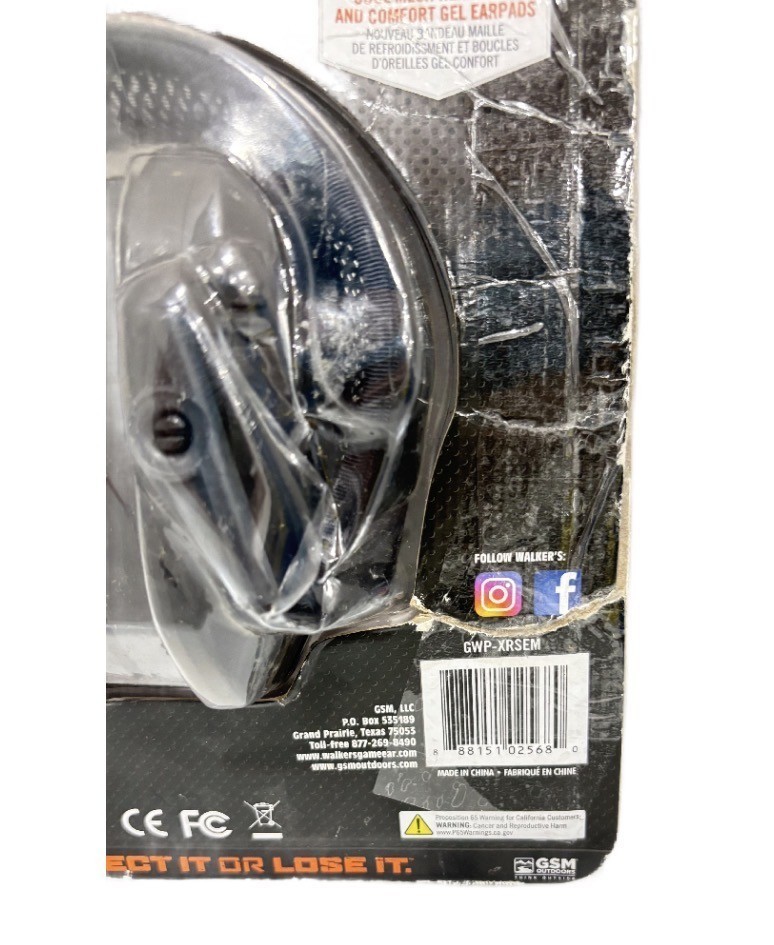 WALKERS GWP-XRSEM RAZOR X-TRM COOL MESH HEADBAND GEL EARPADS
