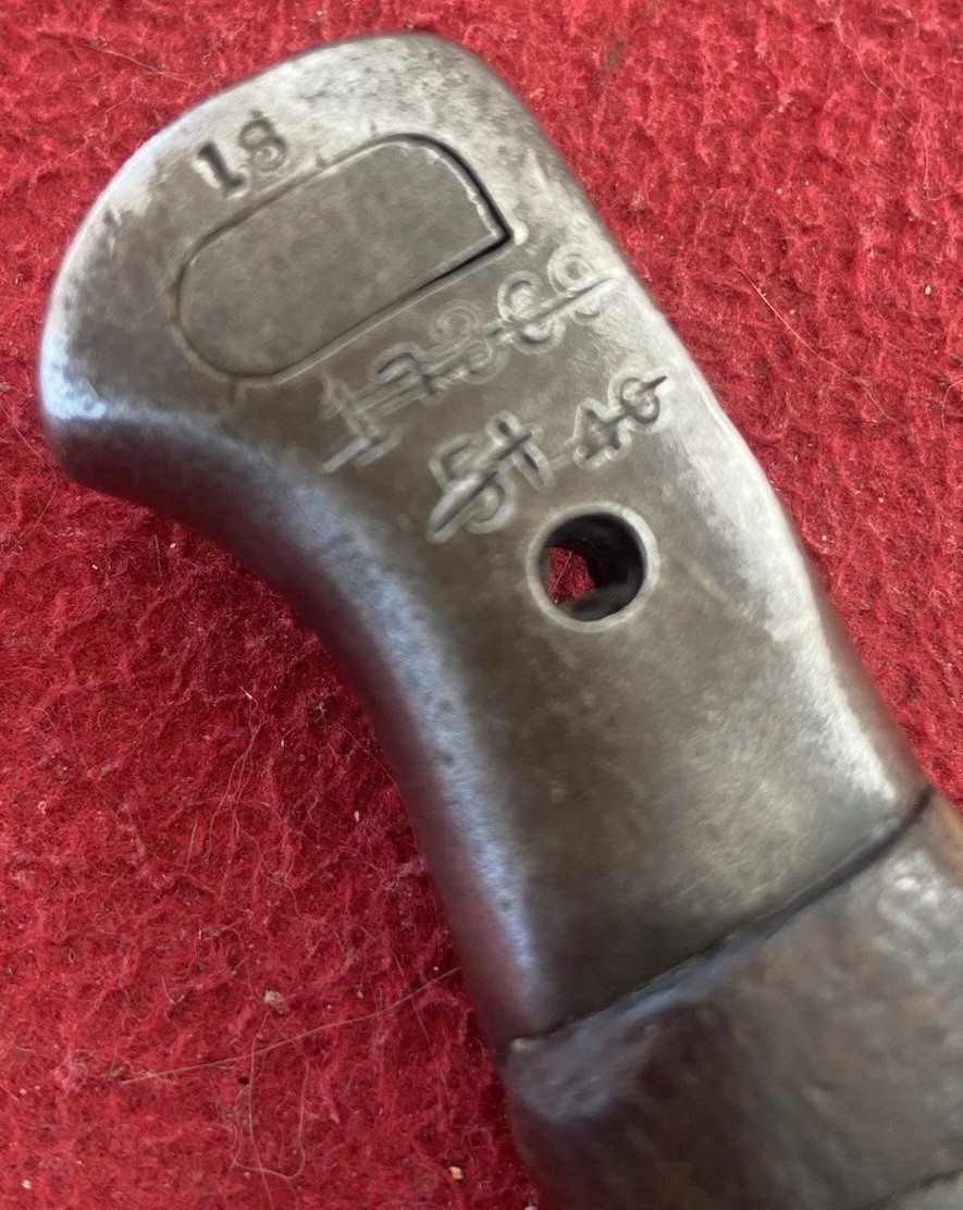 Rare Wilkinson English Pattern 1903 Bayonet Knife W/ Leather Scabbard Nice!