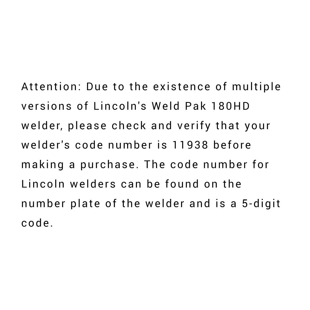 Wire Feed Assembly w/ Drive Motor fits Linc. Weld Pak 180HD WeldPak 180 HD 11938
