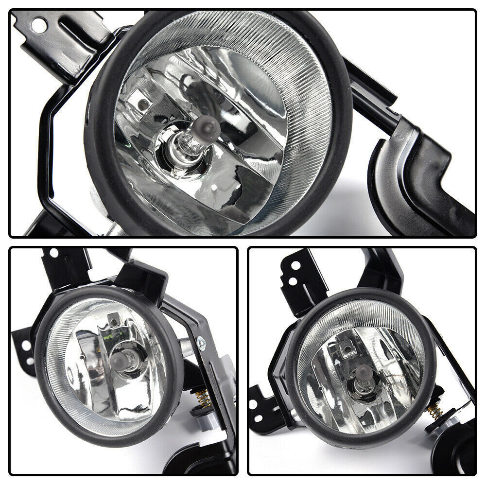 Pair Fit 07-09 Honda CR-V CRV 2007-2009 Bumper Fog Lights Lamps+Wiring+Switch