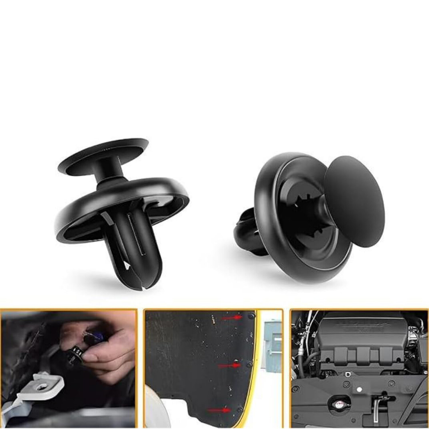 100 Pcs Engine Under Cover Push Type Retainer Clips For Toyota Lexus 90467-07201