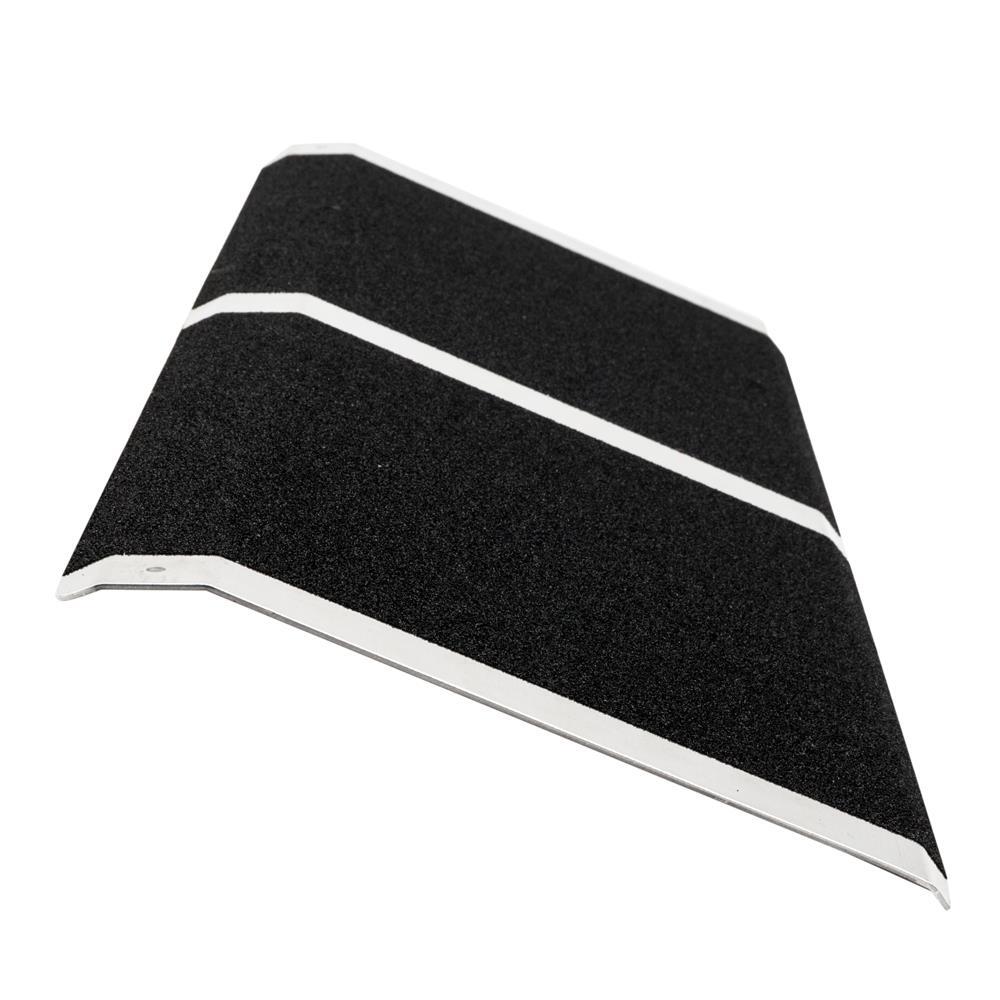 Mobility Wheelchair Threshold Ramp 10""x32"" Doorway Aluminum Portable Anti Slip