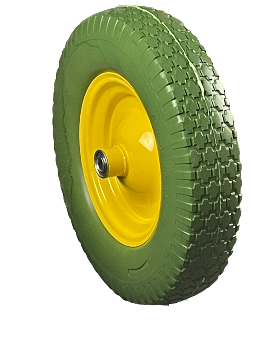 16" Flat Free Wheel Barrow Wheelbarrow Tire