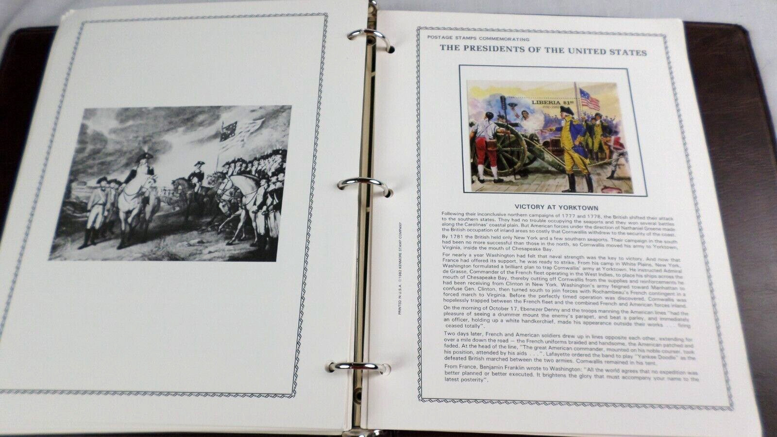 1984 Kenmore "The Presidents of United States" Liberia 39 Stamps &4 Sheets Mint