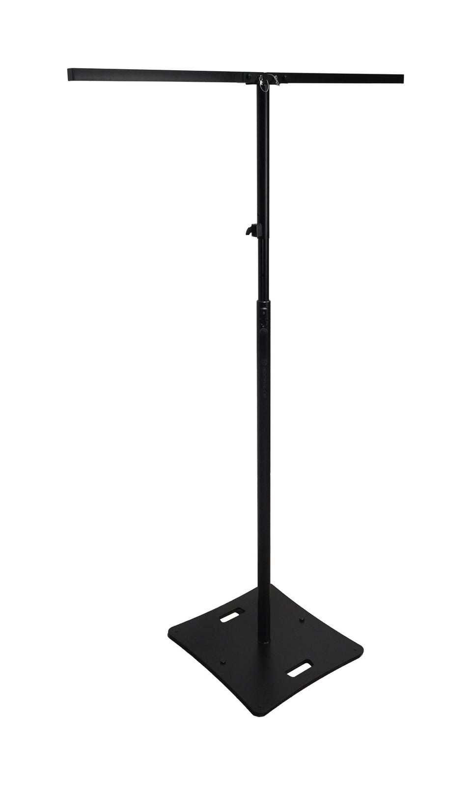Rockville RLF4 BLACK 10 Foot Solid Base T-Bar Lighting/Projector DJ Stand + Bags