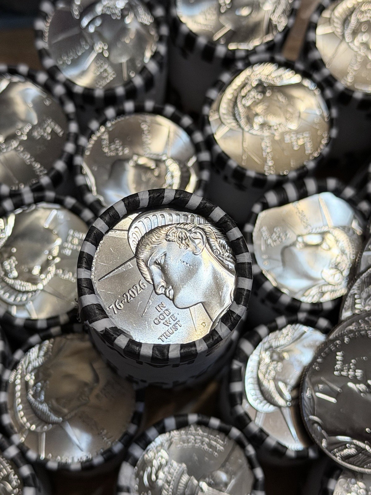 2026 D Mint Half Dollar Coin Rolls Uncirculated Statue of Liberty Design Uncircu