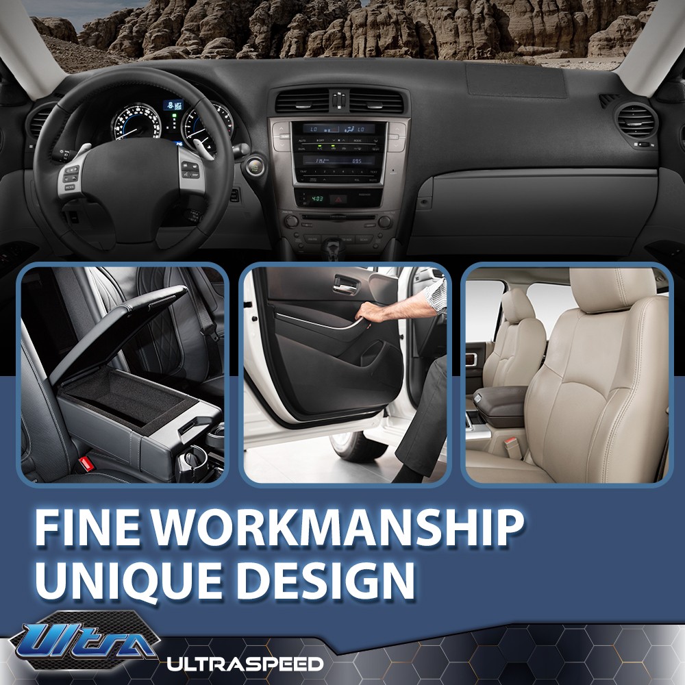 Dash Cover Fit For 2006-2013 Lexus IS250 IS350 Dashboard Black 11-608LL-BLK