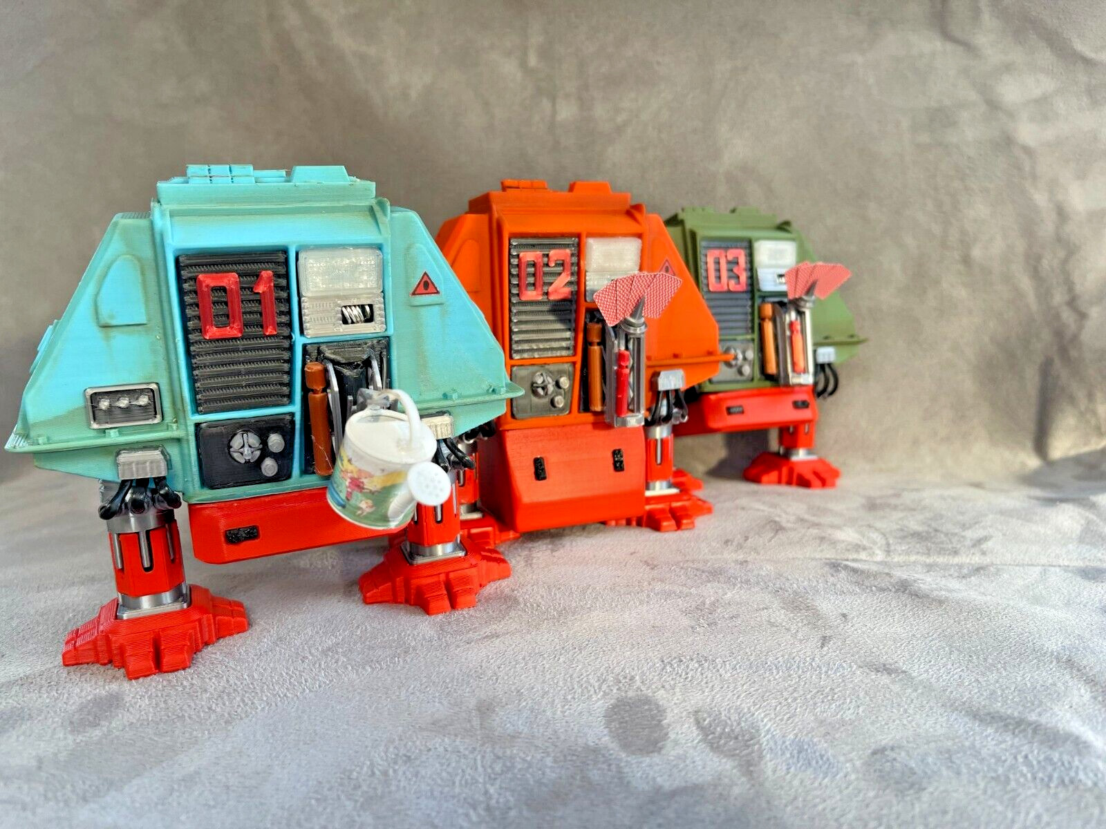Huey, Louie and Dewey Model Robots From Sci-Fi Film Silent Running
