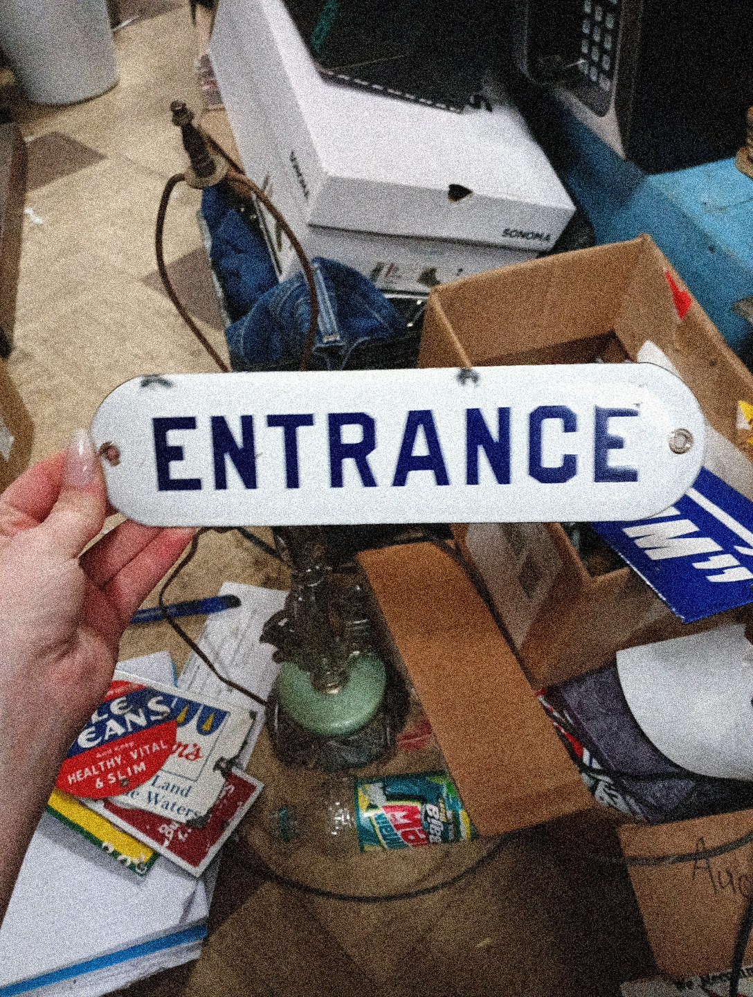 Porcelain Entrance Sign