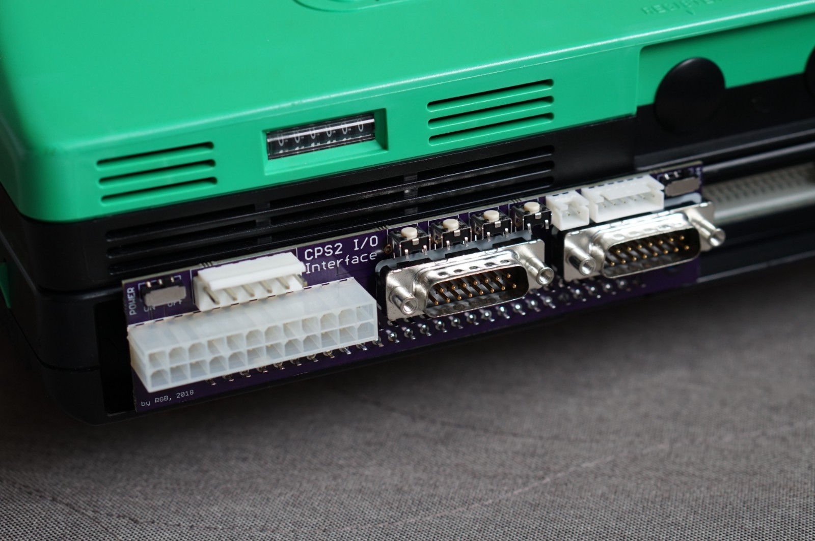 Capcom CPS-2 IOI by HAS (Home Arcade System) JAMMA NeoGeo controller compatible