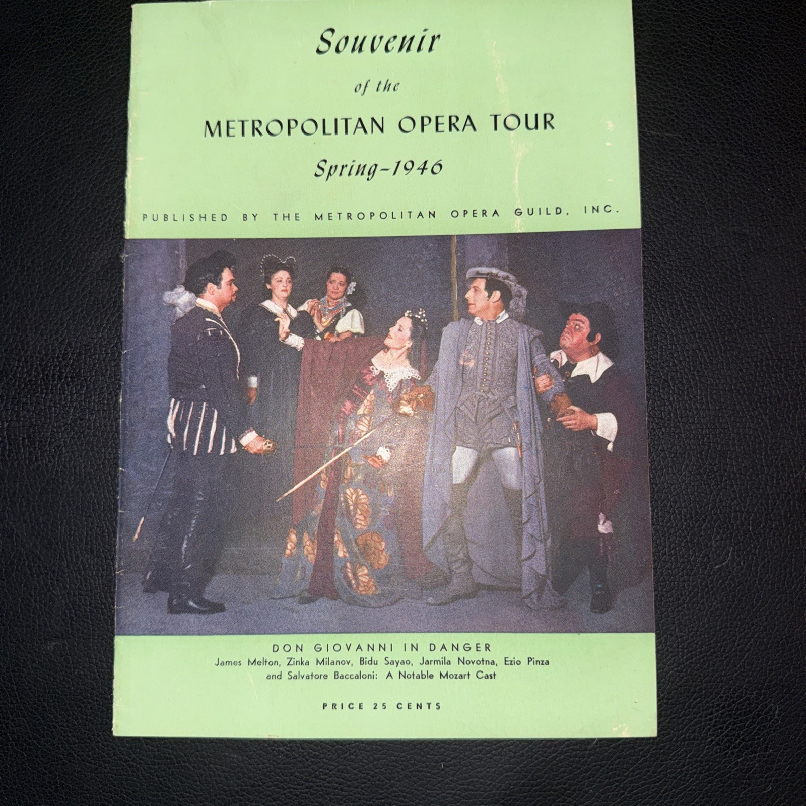 Rare! Vintage Metropolitan Opera Tour Spring 1946 Souvenir Booklet Program Q11