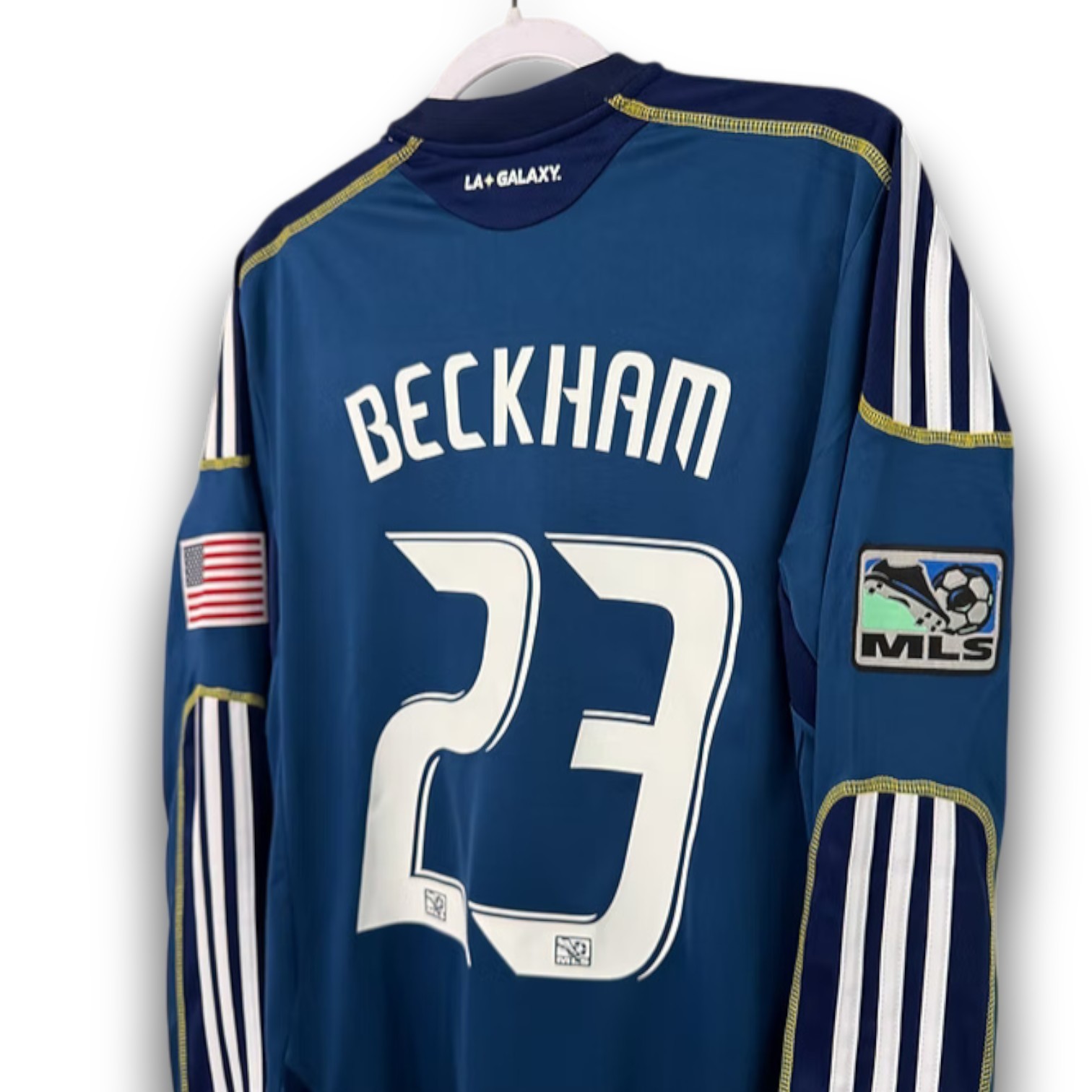 LA Galaxy 2011/2012 Away Long Sleeve Jersey - Beckham #23