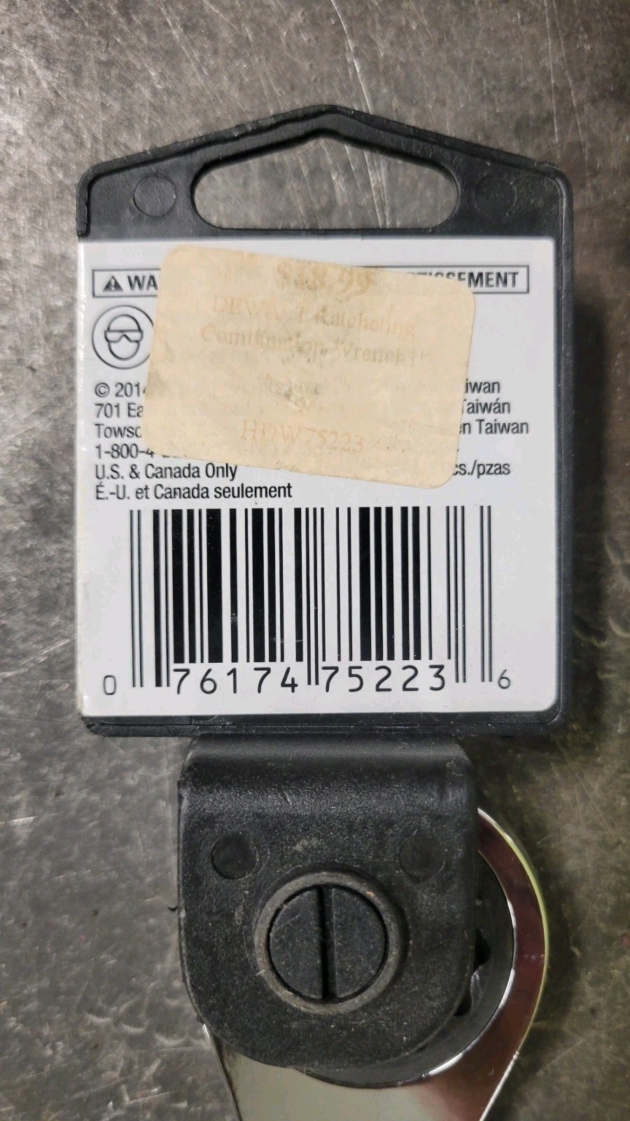 DEWALT Long Panel 1" Ratcheting Combination Wrench SAE *DWMT75223OSP