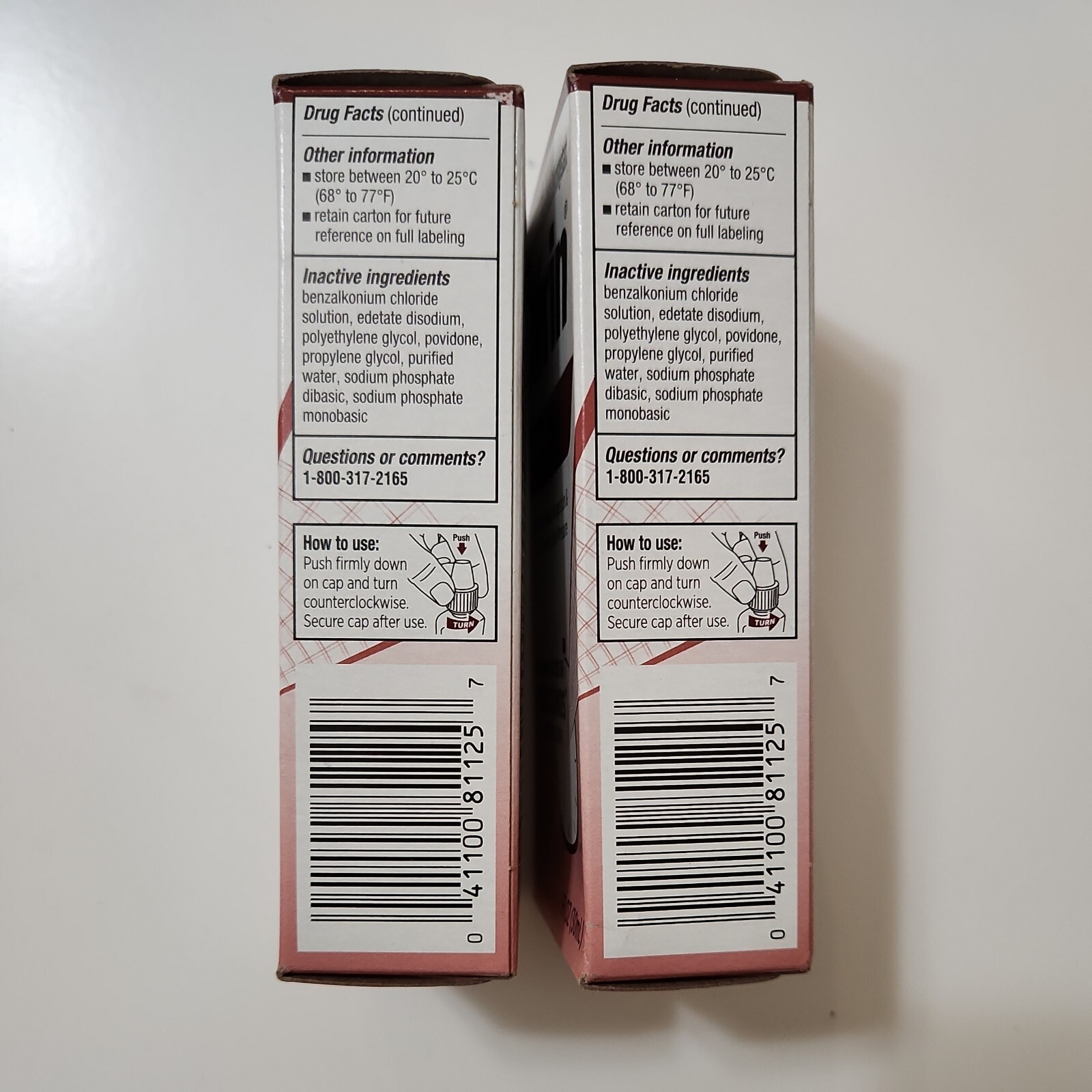 Afrin Original Nasal Spray Max Strength 1oz x2 Exp 2026+