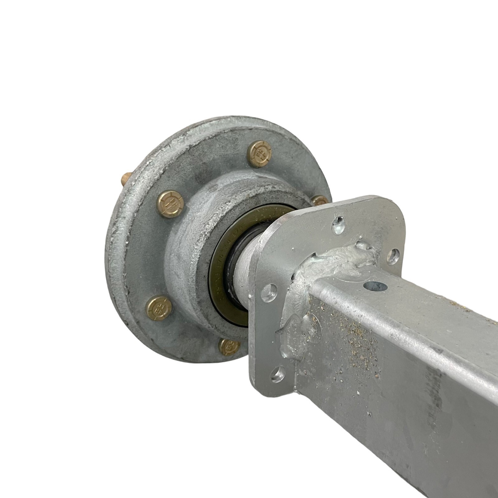 Knott 6000lb 94 inch Hub Face V-Bend 2x3 Galvanized Boat Trailer Axle 6 Lug Hubs