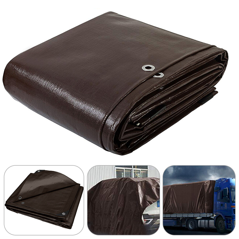 16 Mil Heavy Duty Tarpaulin Waterproof Tarp Poly Canopy Tarp Tent Shelter Cover