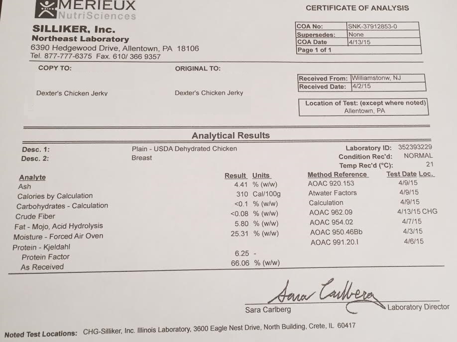 Homemade All Natural USA Chicken Jerky Treats Fillets Tenders for Dogs/Cats/Pets