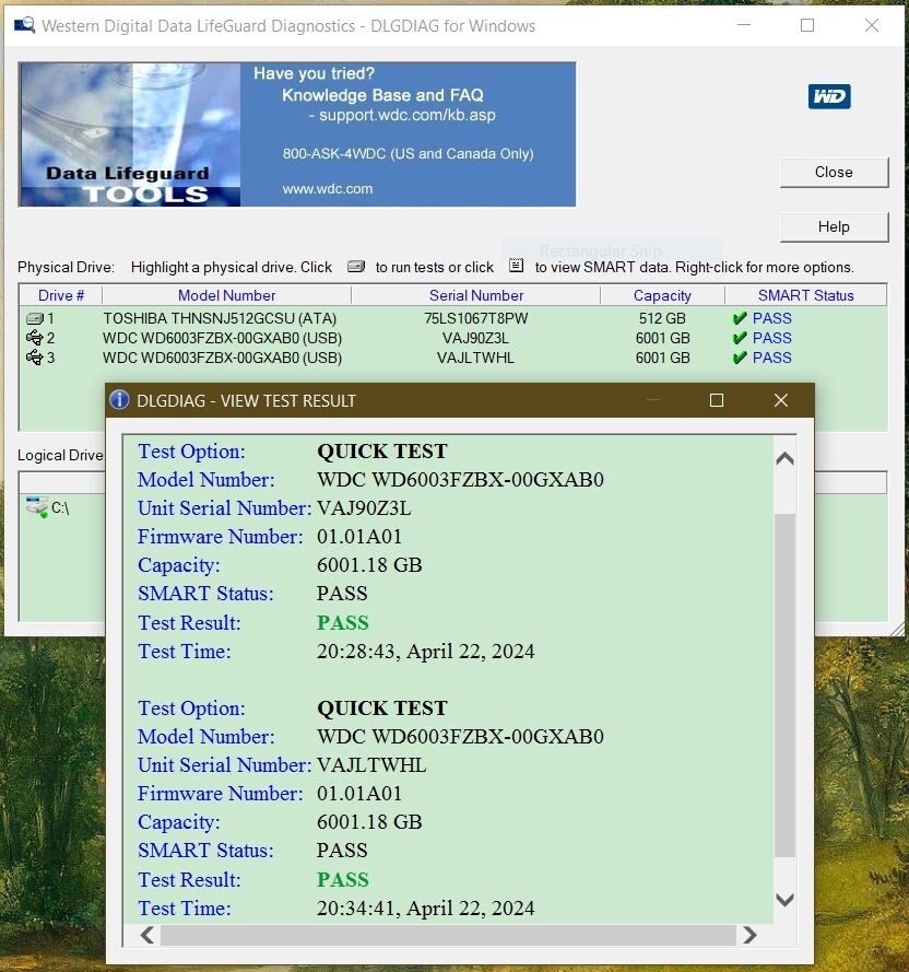 Western Digital WD Black HDD WD6003FZBX 6TB w/ 256MB Cache 6Gb/s 7200rpm 3.5"