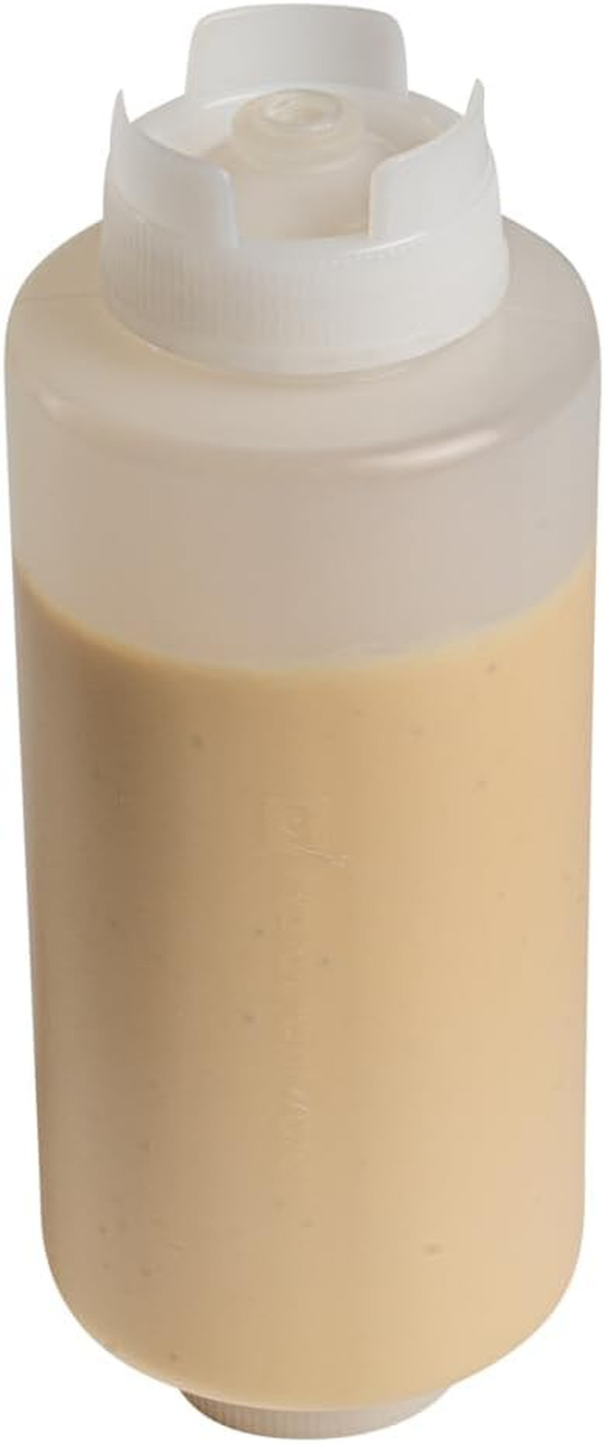 32Oz. FIFO Inverted Plastic Squeeze Bottle with Refill and Dispensing Lids - Fir