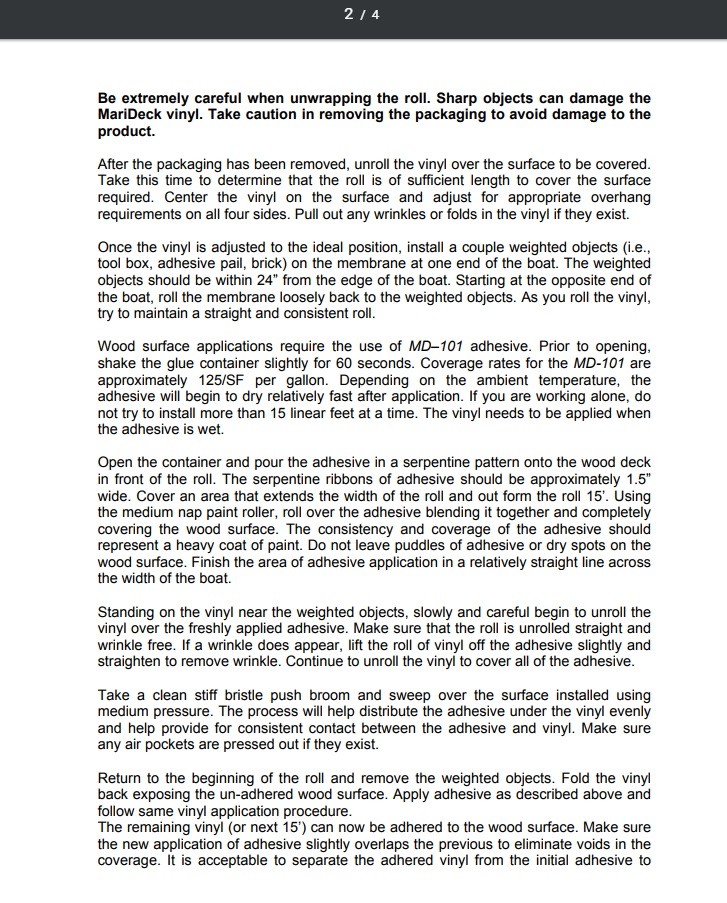 Marideck Boat Marine Outdoor Vinyl Flooring - 34 mil - GRAY - 6' wide