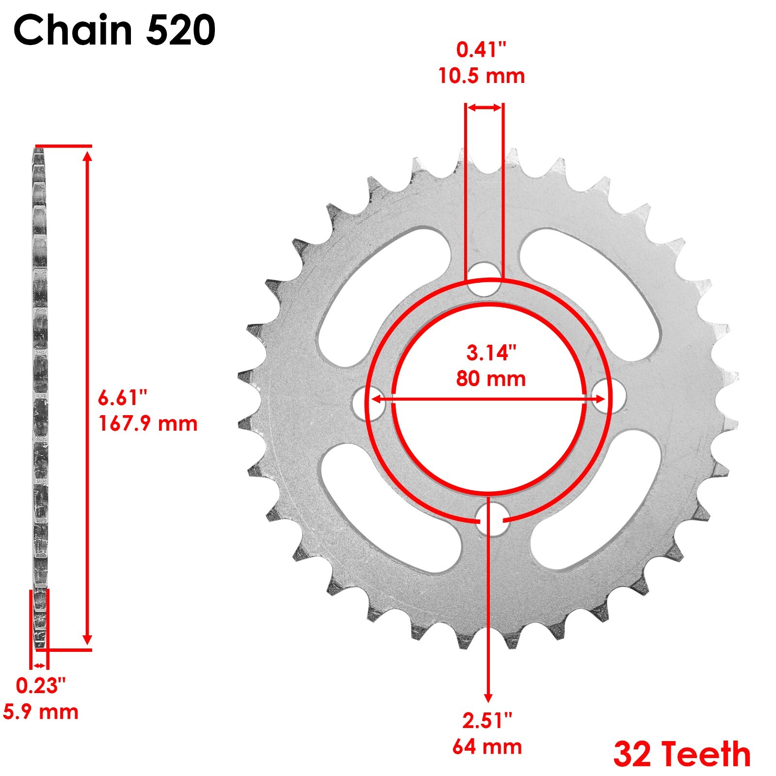 Drive Chain & Sprockets Kit fits Yamaha Breeze 125 YFA1 1989 1990 1991 1992-2004