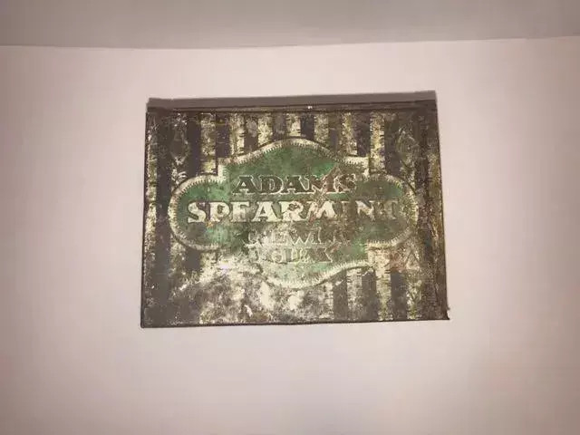 Early 1900's Adams Spearmint Gum Store Display TIN