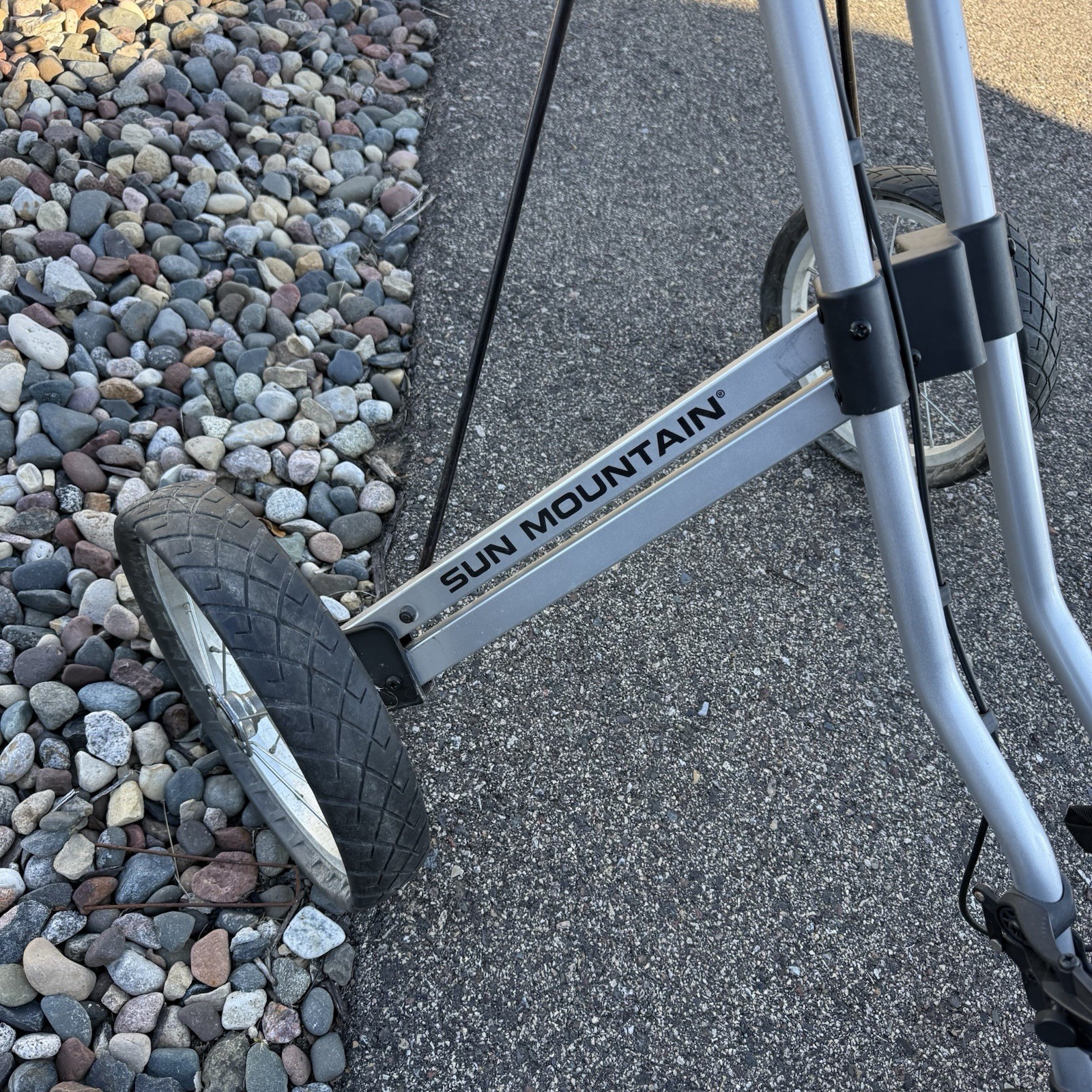 Sun Mountain Speed Cart V1 3 Wheel Golf Bag Cart Foldable Gray