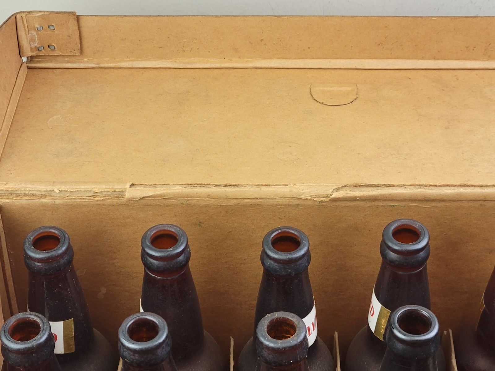 Standard Brewing Cleveland, OH Erin Brew Cardboard Beer Carrier Box w/ Bottles