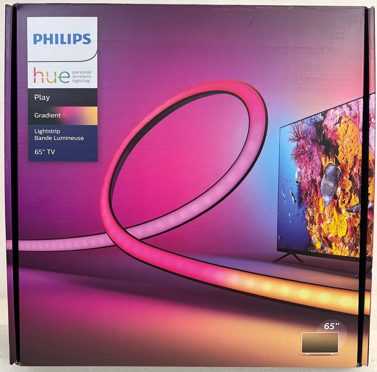 Philips Hue Play Gradient 560417 65" Color-Changing LED Lightstrip -FREE S/H