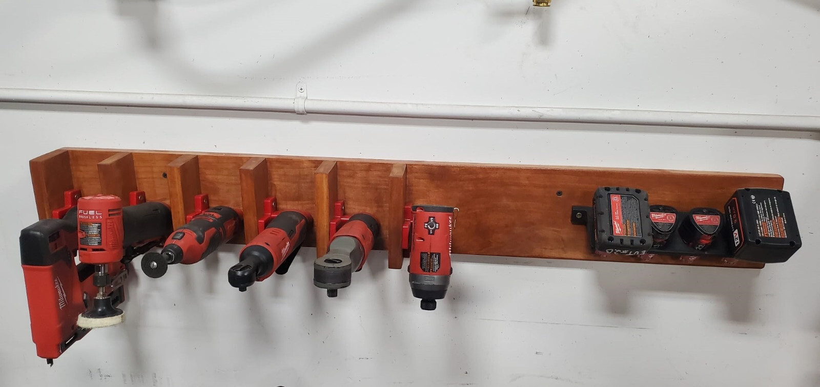 6x Wall Mount Drill Holder for Milwaukee M12 Tool Storage Hanger Mount Organizer