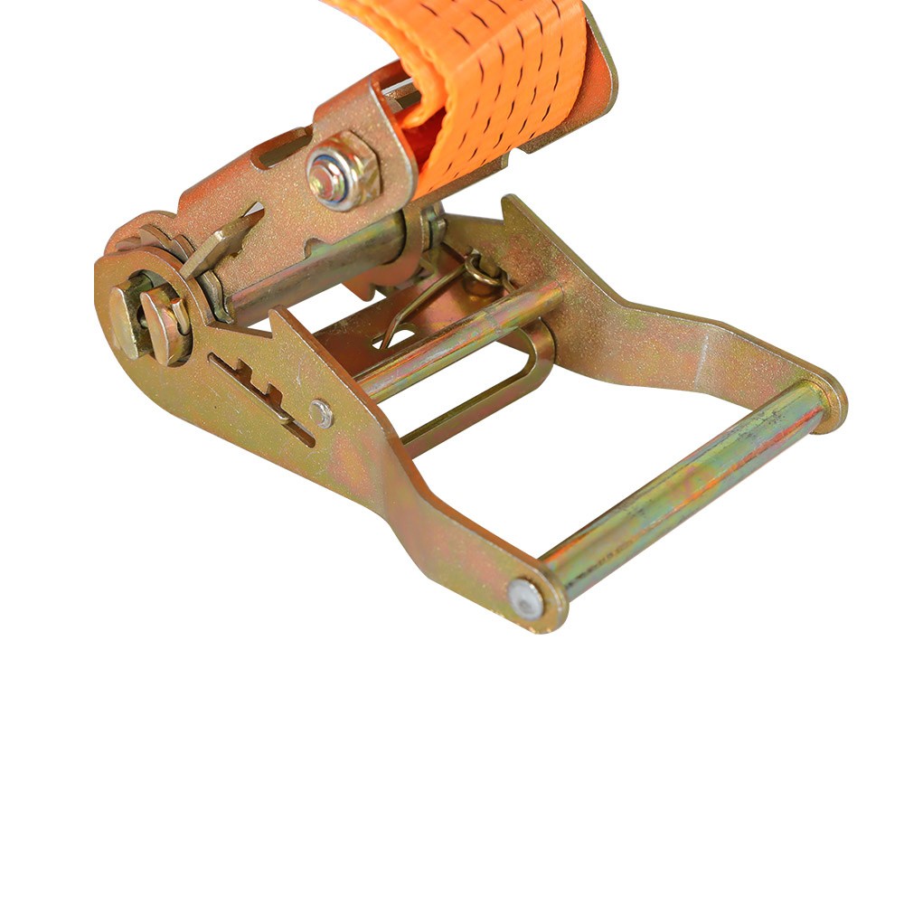 4 Pack 2"×20' E-Track Ratchet Tie Straps Trailer Orange 4400lbs Tie Down Straps