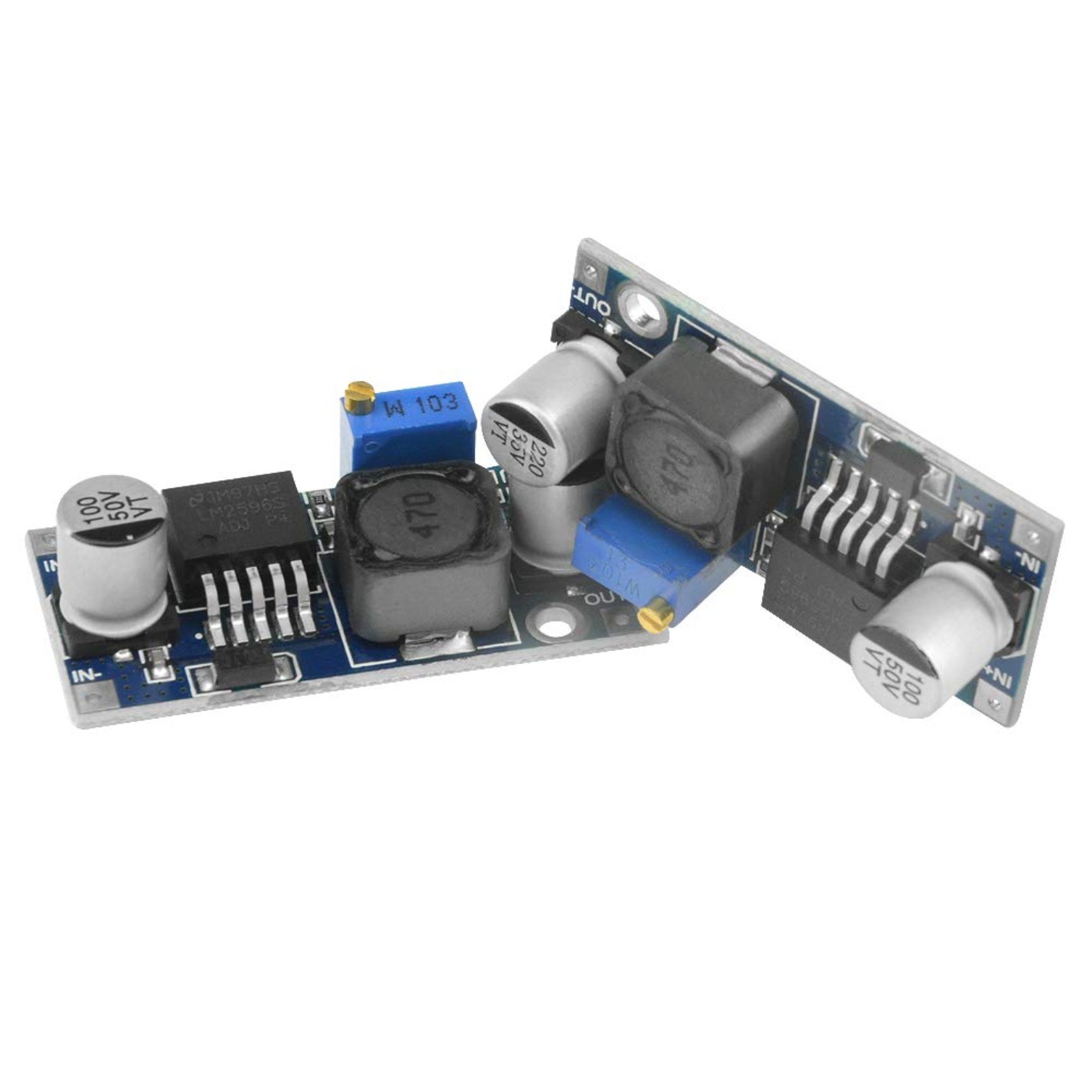 10 PCS LM2596 DC-DC 3A Buck Converter Power Adjustable Power Supply Module 3-40V