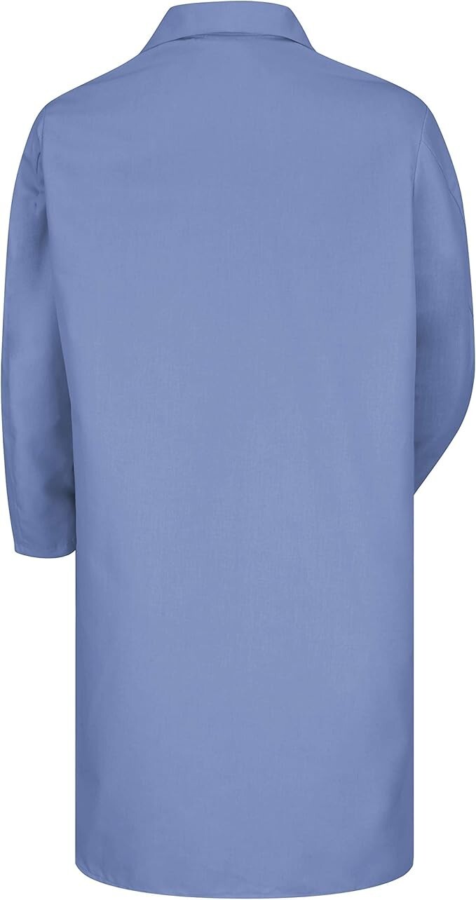 Red Kap mens Rk Lab Coat With Pockets, Light Blue