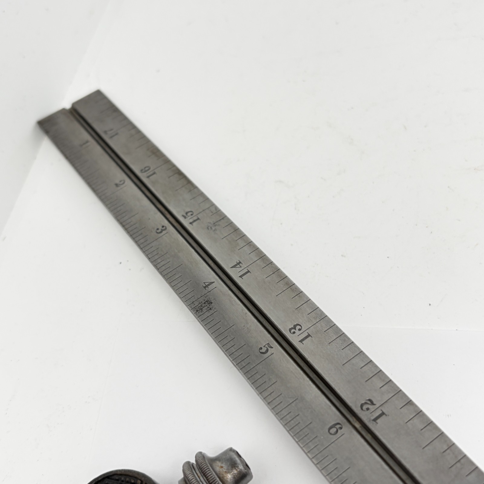 Preowned 18" L.S. STARRETT Comb. Square w/ Protractor Centerfinder - Machinists