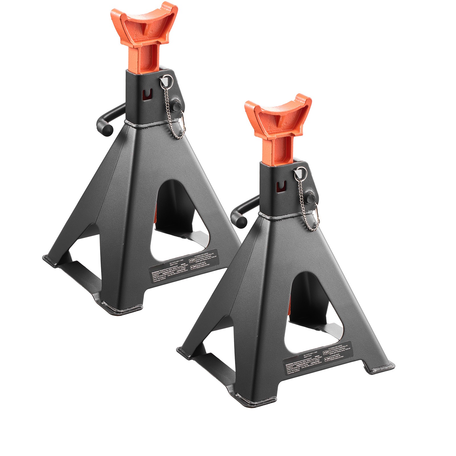 Uimoso Heavy Duty Steel Auto Jack Stands 6T (13000lbs) with Double Locking