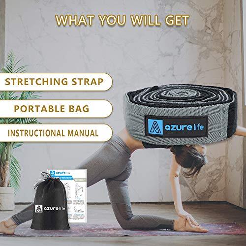 Premium Durable Cotton Stretch Strap with Loops, Non-Elastic Black-12 loops