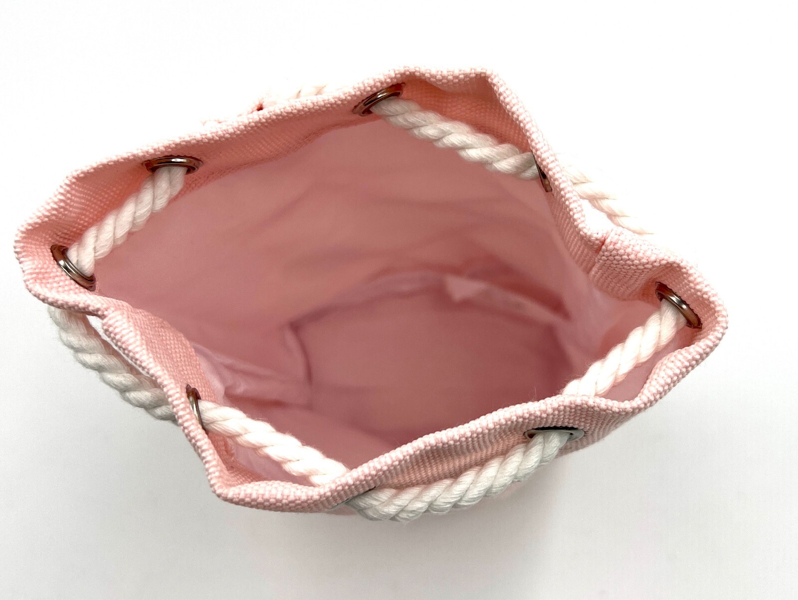 New! Christian Dior Cosmetic Bag Drawstring Pouch Clutch ~ Small ~ Pink